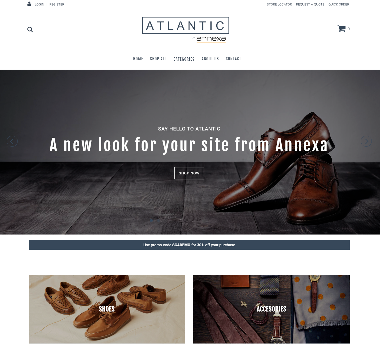 Atlantic - a SuiteCommerce theme
