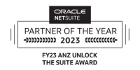 award-Oracle NetSuite Partner of the year 2023 - FY23 ANZ Unlock the Suite award - Annexa award