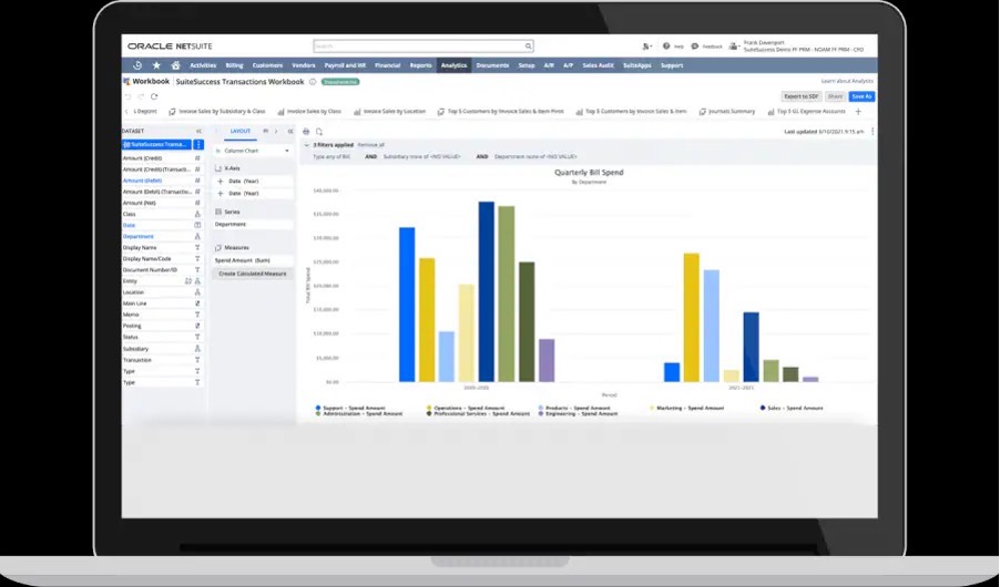 Suite Analytics workbook